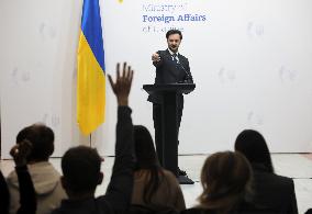 Briefing of Ukraines Foreign Ministry spokesperson Heorhii Tykhyi in Kyiv